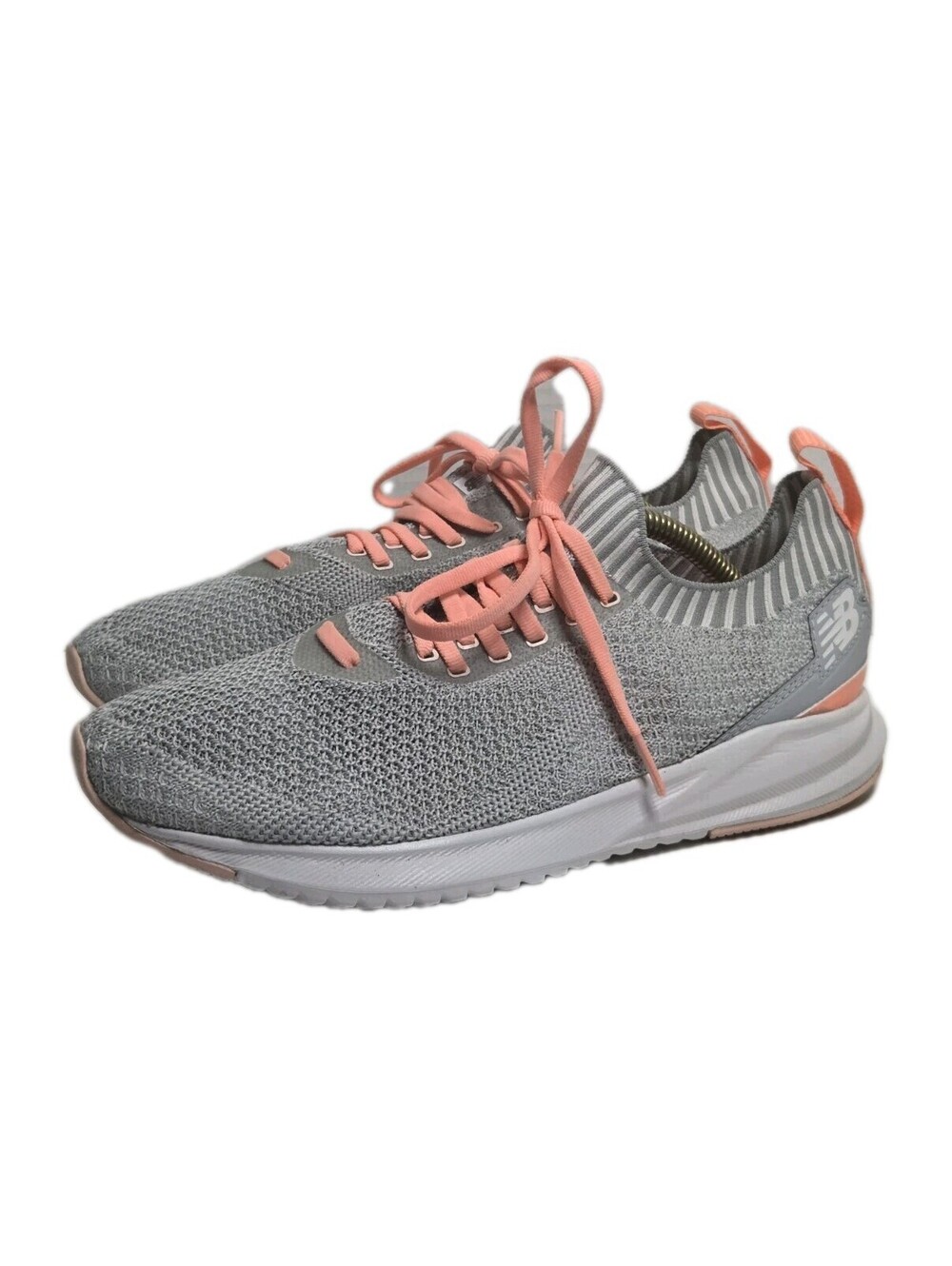 New Balance Vizo Pro Run Knit Gray Lace Up Women’s Running Shoes Size 9 Athletic